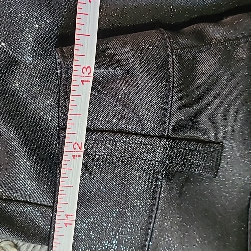 Y2K MISEMEANOR‎ PANTS BLACK POLYESTER SPANDEX SIZE 5 - Picture 6 of 14